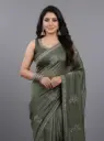 Aarambh Olive Saree