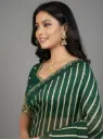 Komal Leheriya Green Saree